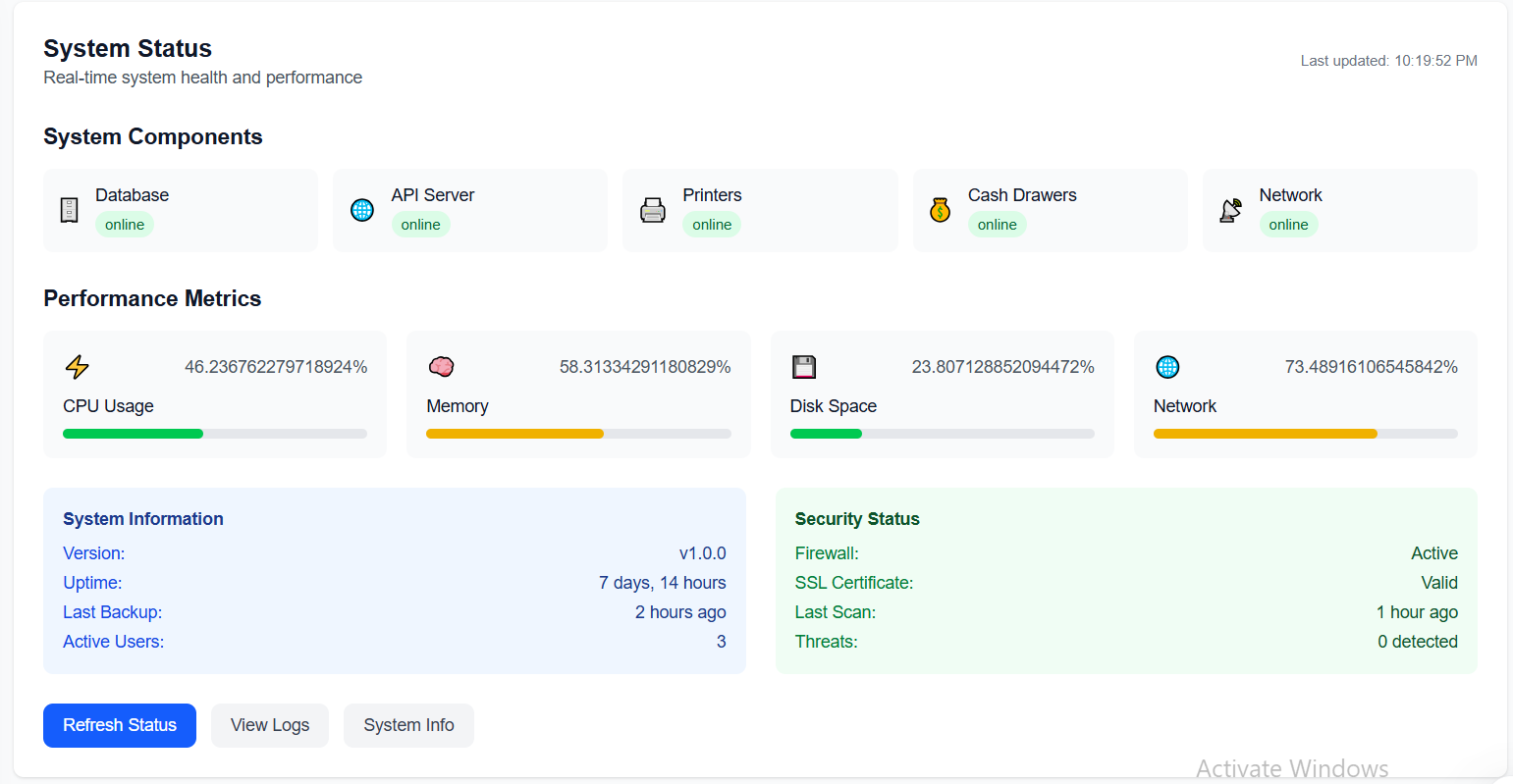 Live Analytics Dashboard